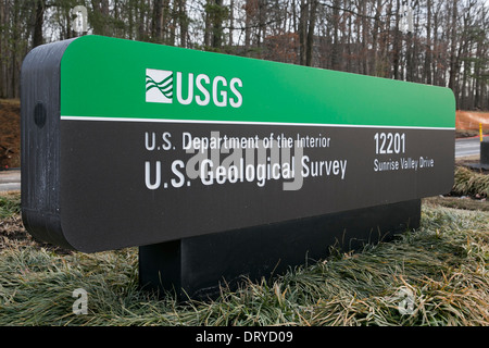 Das Hauptquartier der United States Geological Survey in Reston, Virginia. Stockfoto