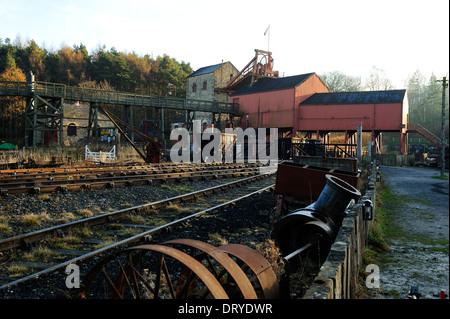 Die Zeche Hof - Beamish Open Air Museum, County Durham, England Stockfoto