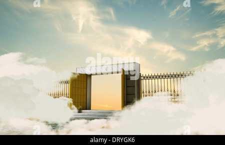 Abbildung des Himmels Tor Stockfoto