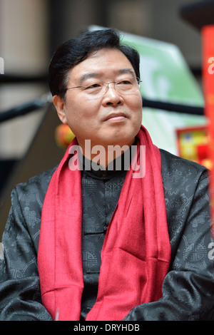 Fang Li, Generalkonsul, Generalkonsulat der Volksrepublik China in Toronto, 31. Januar 2014 Stockfoto