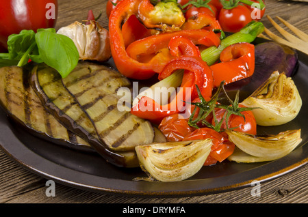 Gegrilltes Gemüse Stockfoto