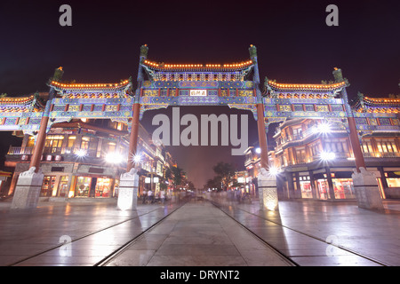 Beijing alte Geschäftsstraße Stockfoto