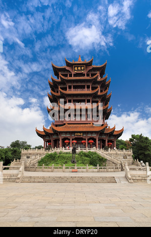 Wuhan-gelbem Kranich-Turm Stockfoto