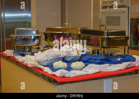 Party zu feiern Erhalt der US-Staatsbürgerschaft, Conroe, Texas. Stockfoto