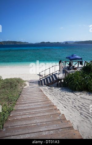 Nishibama Beach, auch bekannt als Insel, Kerama Inseln, Okinawa, Japan Stockfoto