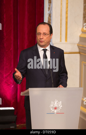Élysée-Palast, offizielle Residenz des Präsidenten der französischen Republik, Rue du Faubourg Saint-Honoré, Paris, Frankreich Stockfoto