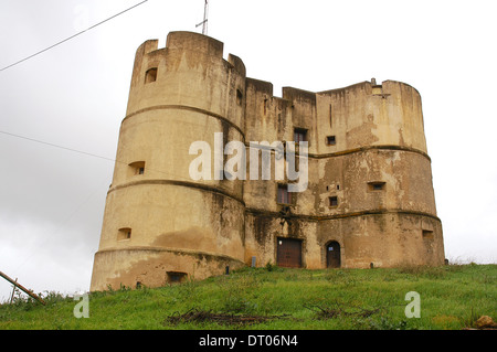 Portugal. Evoramonte. Schloss. Österreicht 1160 in der Gotik. Von Francisco und Diogo Arruda erbaut. Stockfoto