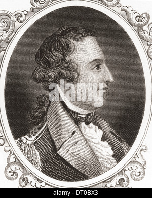 Richard Montgomery, 1738 – 1775. Irischer Soldat in der britischen Armee und später Generalmajor in der Kontinentalarmee Stockfoto