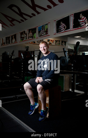 Liam Farrell, Rugbyspieler Wigan Warriors Stockfoto