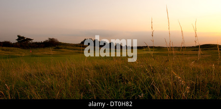 Royal Birkdale Golf Course at Sunset Stockfoto