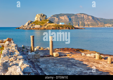 Alte Ruinen auf Kos, Griechenland Stockfoto