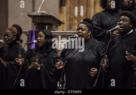 Tri State Masse Ghospel Chor, Dezember 2012, Rom, Italien Stockfoto