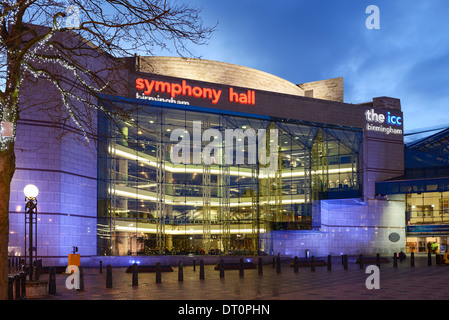 Die Symphony Hall und ICC in Birmingham Centenary Square Stockfoto