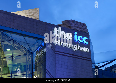 Detail des icc Gebäude im Stadtzentrum von Birmingham Stockfoto