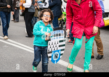 La Foire Teillouse in Redon Bretagne. Stockfoto