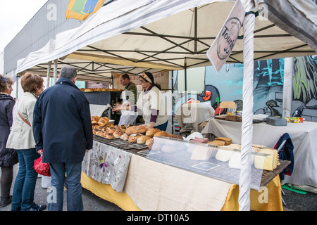 La Foire Teillouse in Redon Bretagne. Stockfoto