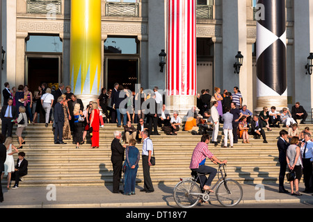 Bayerische Staatsoper Haus, Bayerische Staatsoper, Max-Joseph-Platz in München, Bayern, Deutschland Stockfoto