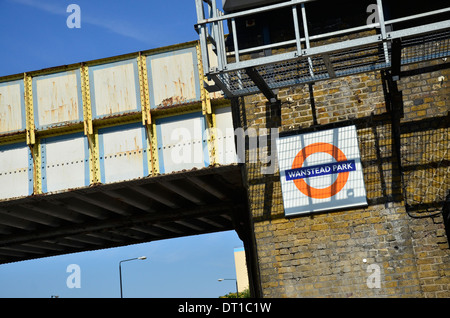 Bahnhof Wanstead Park London Overground, Woodgrange Road, Forest Gate, Newham, London, E7 Stockfoto