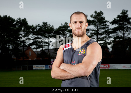 Lee Mossop, professionelle Rugby-Liga-Spieler für australische Club, Parramatta Eels Stockfoto