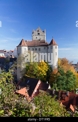 Alte Burg im Herbst, Meersburg, Bodensee (Bodensee), Baden-Württemberg, Deutschland, Europa Stockfoto