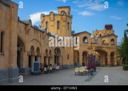 Taminda Sameba Kathedrale (Dreifaltigkeitskirche), größte orthodoxe Kathedrale in Kaukasus, Tiflis, Georgien, Zentralasien Stockfoto