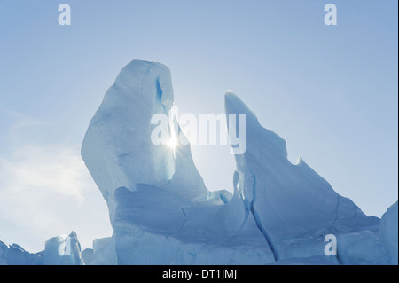 Eisberg entlang der antarktischen Halbinsel in der Nähe von Snow Hill Island in der Weddell-See Stockfoto