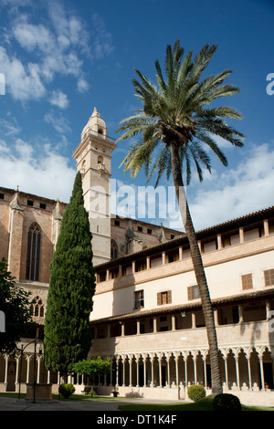 Die Basilika des Heiligen Franziskus und vom Kreuzgang in Palma, Mallorca, Balearen, Spanien, Europa Stockfoto