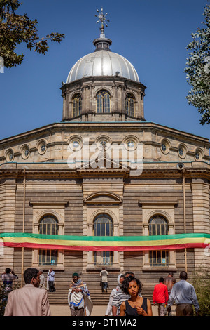 St George Kathedrale, Piazza Bezirk, Addis Ababa, Äthiopien Stockfoto