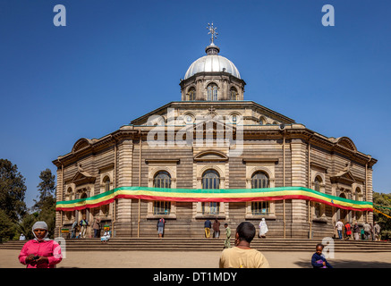 St George Kathedrale, Piazza Bezirk, Addis Ababa, Äthiopien Stockfoto