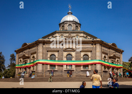 St George Kathedrale, Piazza Bezirk, Addis Ababa, Äthiopien Stockfoto