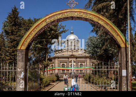 St George Kathedrale, Piazza Bezirk, Addis Ababa, Äthiopien Stockfoto