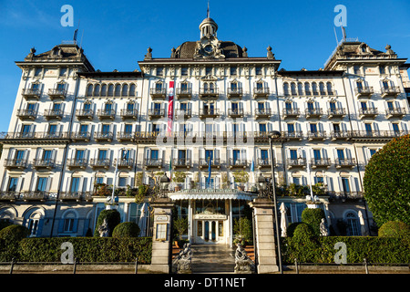 Grand Hotel des Iles Borromees, Stresa, Lago Maggiore, Piemont, Italien, Europa Stockfoto