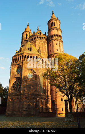 Dom in Worms, Rheinland-Pfalz, Deutschland, Europa Stockfoto