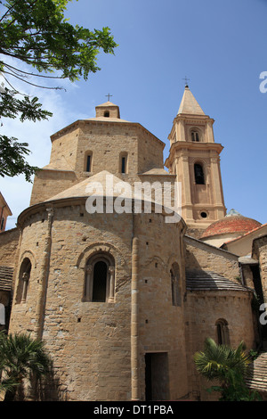 Kathedrale Santa Maria Assunta, Altstadt, Ventimiglia, mittelalterliche, Ligurien, Provinz Imperia, Italien, Europa Stockfoto