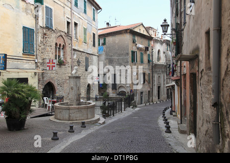 Ventimiglia, mittelalterliche Altstadt, Ligurien, Provinz Imperia, Italien, Europa Stockfoto