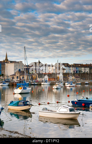 Caernarfon-Hafen, Caernarfon, Gwynedd, Wales, Vereinigtes Königreich, Europa Stockfoto