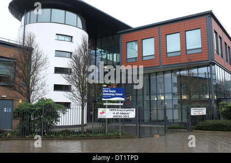 Lilian Baylis Technology School Kennington Lane London se11 Großbritannien 2014 Stockfoto