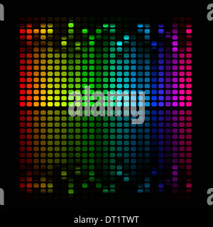Abstrakte Musik equalizer Stockfoto