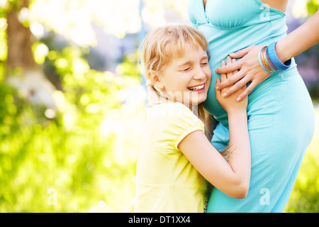 Mutter und Tochter Stockfoto