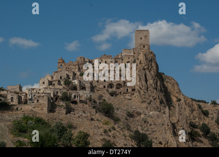 Craco aufgegeben Feriendorf Italien Stockfoto