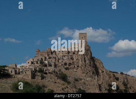 Craco aufgegeben Feriendorf Italien Stockfoto