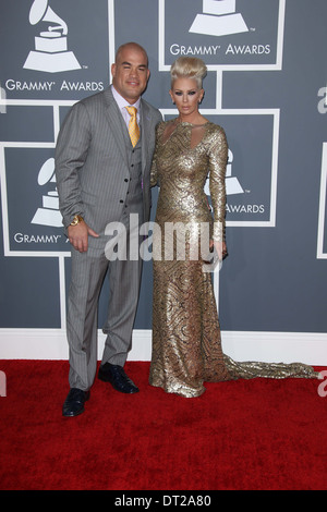 Tito Ortiz, Jenna Jameson in der 55. jährlichen GRAMMY Awards, Staples Center, Los Angeles, CA 10.02.13 Stockfoto