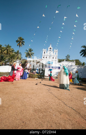 Our Lady of Immaculate Conception Church, Panjim, Goa ist einer der ältesten Kirchen in Goa, das aus dem Jahr 1540 existierte Stockfoto