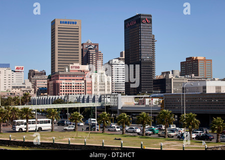 CBD und die Innenstadt von Wolkenkratzer, Cape Town, Western Cape, Südafrika Stockfoto