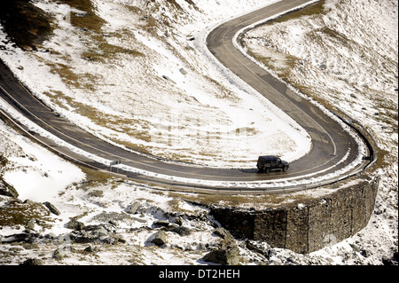 Transfagarasan hohe Bergstraße in den Karpaten Stockfoto