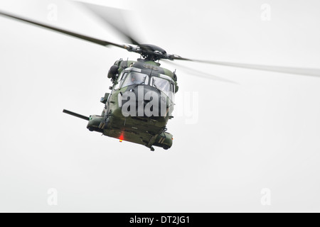 Finnische Luftwaffe NH90 von NH INdustries zeigt an RAF Fairford während 2013 Royal International Air Tattoo. Stockfoto