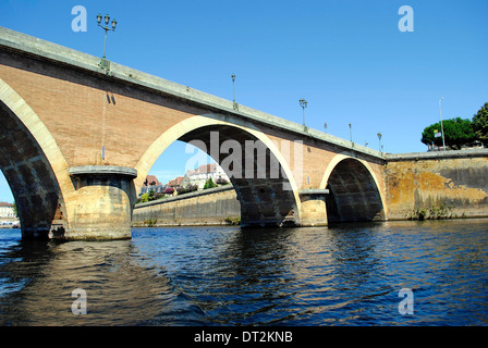 Bergerac alte Brücke Stockfoto