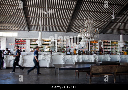 Das Grand Restaurant am Hafen von Granger Bay Waterfront in Kapstadt - Südafrika Stockfoto