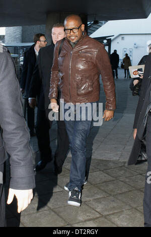 Berlin, Deutschland. 6. Februar 2014. Forest Whitaker kommt am Flughafen Berlin Tegel bei 64rd internationalen Filmfestspiele Berlin / Berlinale 2014 am 6. Februar 2014. Bildnachweis: Dpa picture Alliance/Alamy Live News Stockfoto