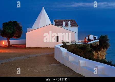 Portugal, Algarve: Kapelle Nossa Senhora da Rocha in Armacao de Pera Stockfoto